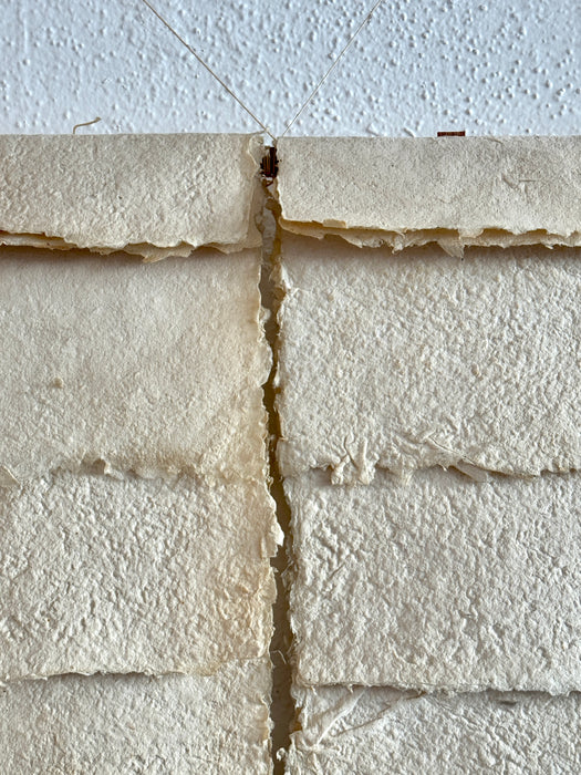 Antique Paper On Bamboo Frame