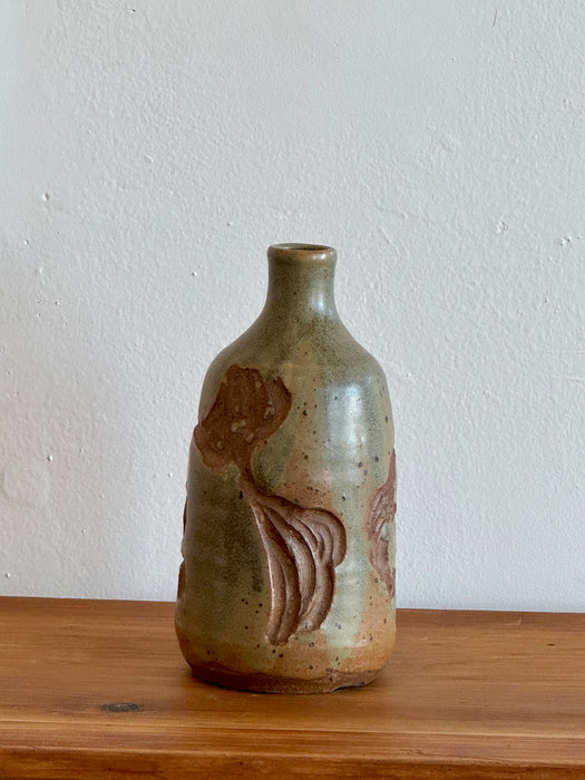 Green Motif Ceramic Vase