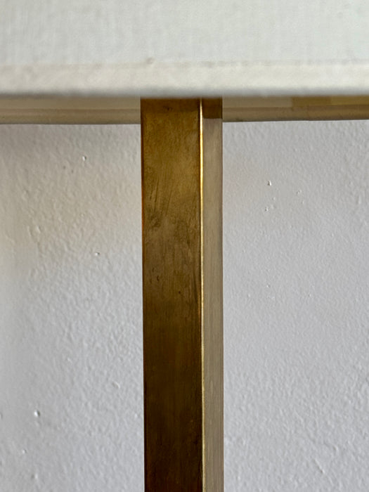 Square Brass Table Lamp