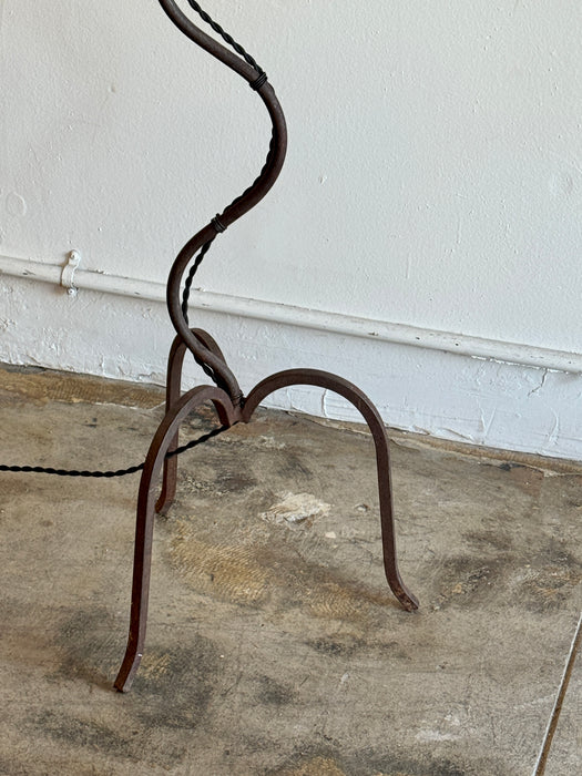 Steel Squiggle Floor Lamp 1