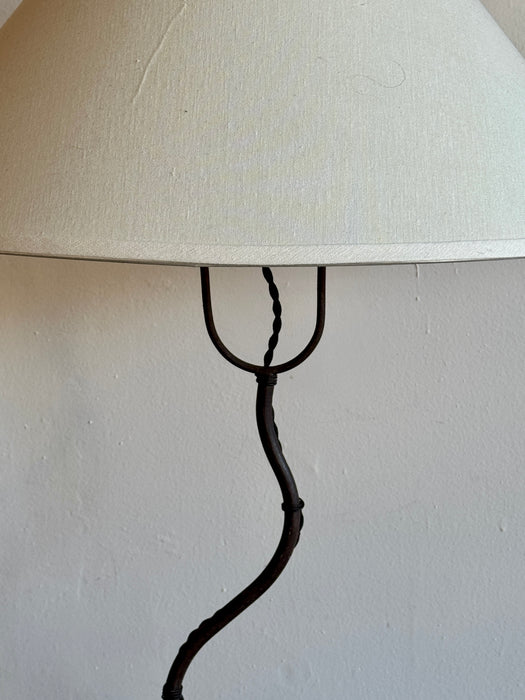Steel Squiggle Floor Lamp 1