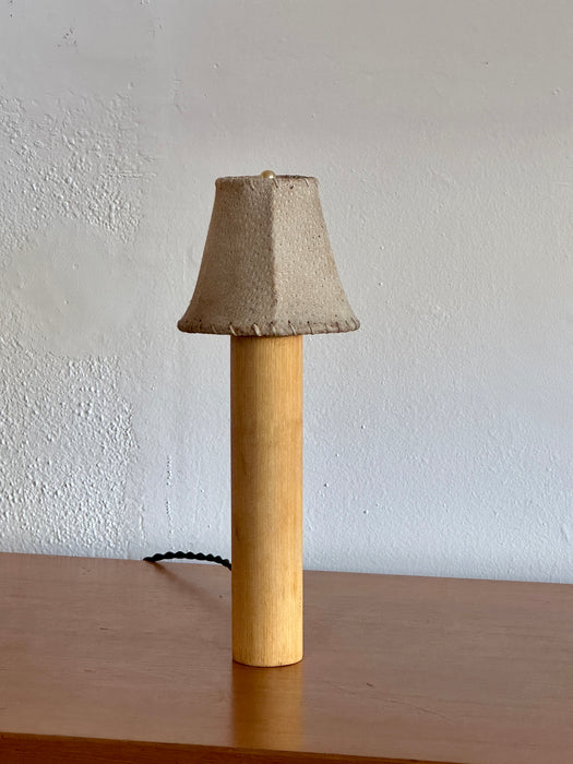 Petite Lamp With Hide Shade
