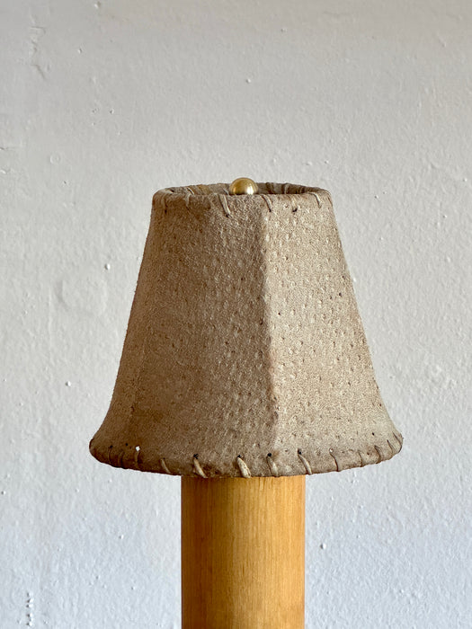 Petite Lamp With Hide Shade