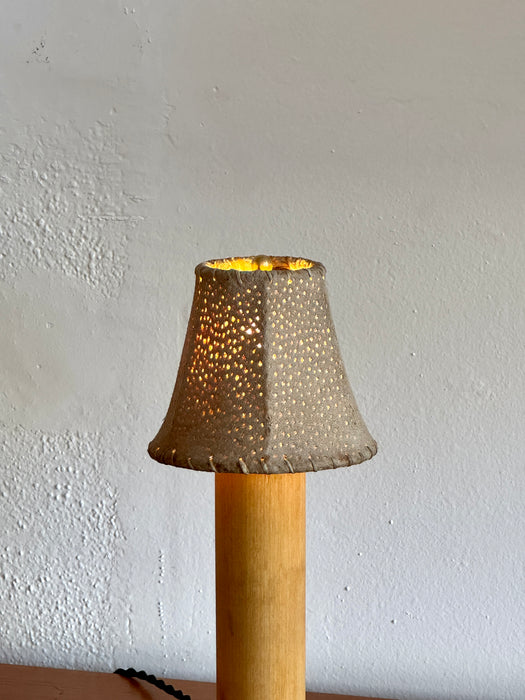 Petite Lamp With Hide Shade