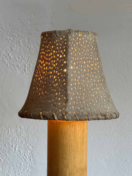 Petite Lamp With Hide Shade