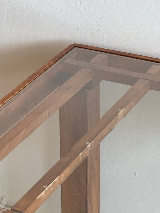 Glass Side Table