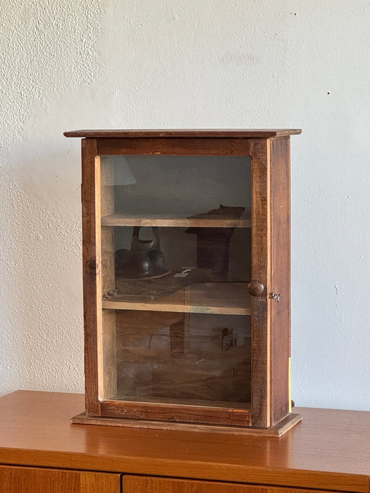 Wall Hung Glass Door Cabinet