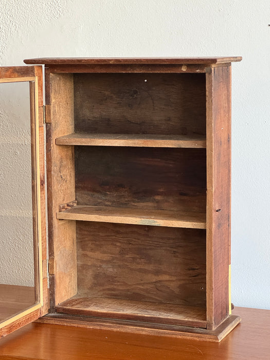 Wall Hung Glass Door Cabinet