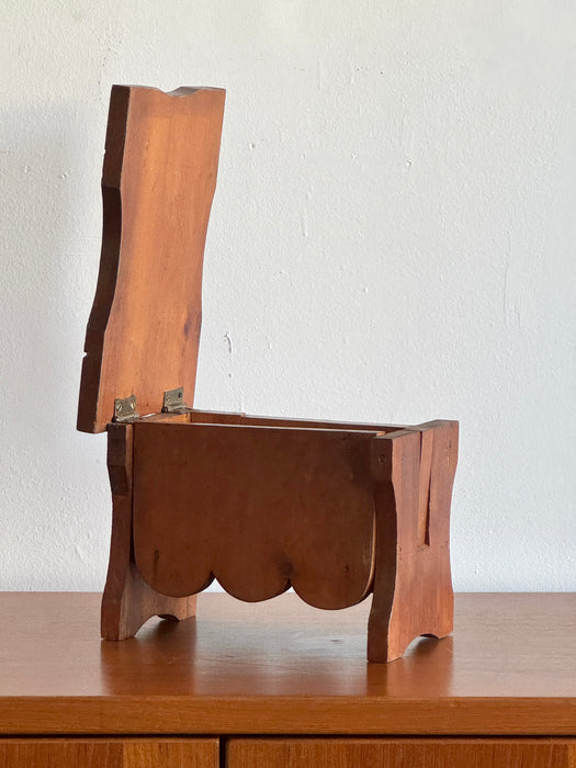 Stool With Lift Top Storage