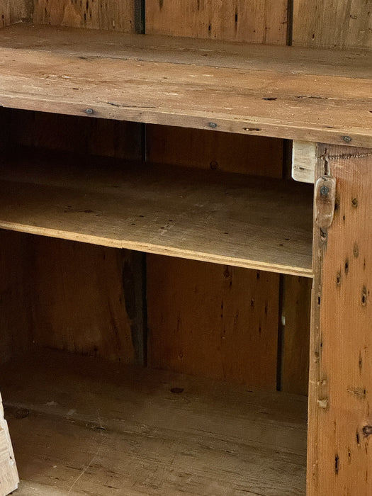 Well Worn Wood Cabinet