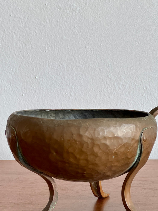Copper Bowl With Handle