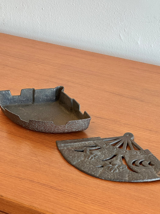 Cast Iron Fan Tray / Box