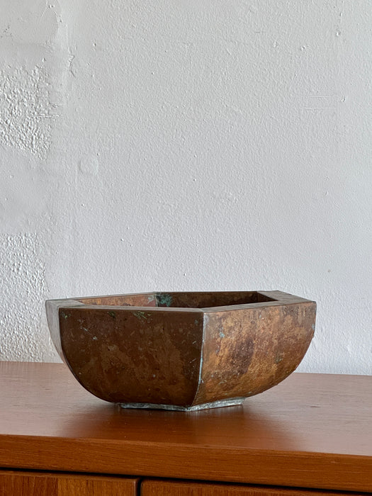 Hexagonal Copper Bowl