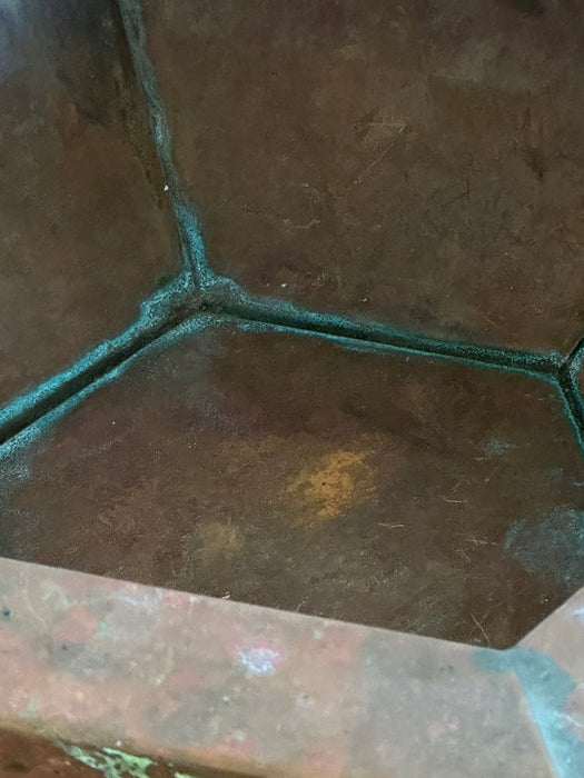 Hexagonal Copper Bowl