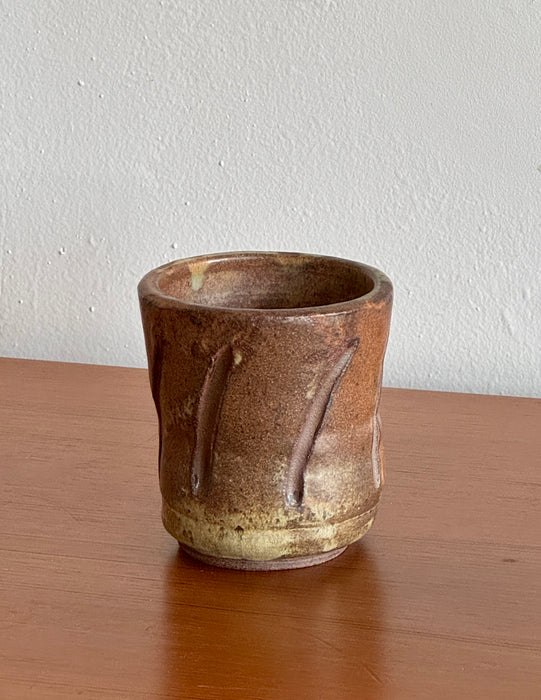 Scored Ceramic Pot