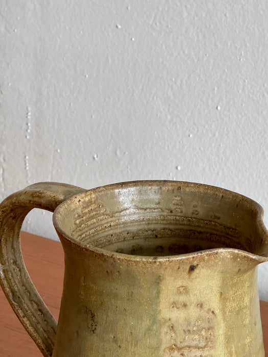 Earthen Tone Ceramic Pitcher