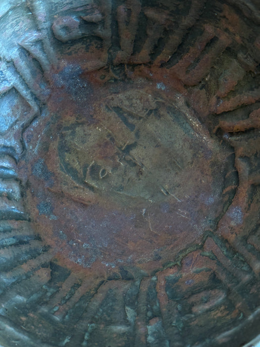 Small Pressed Copper Bowl
