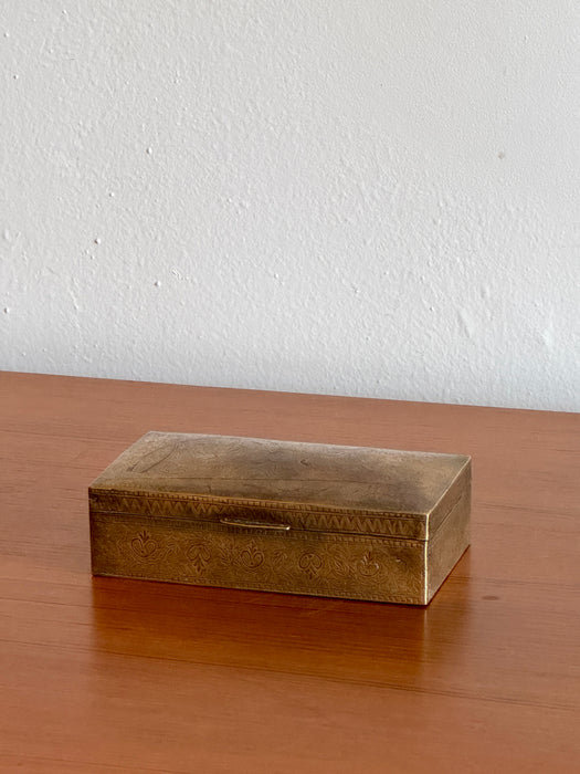 Etched Brass Box