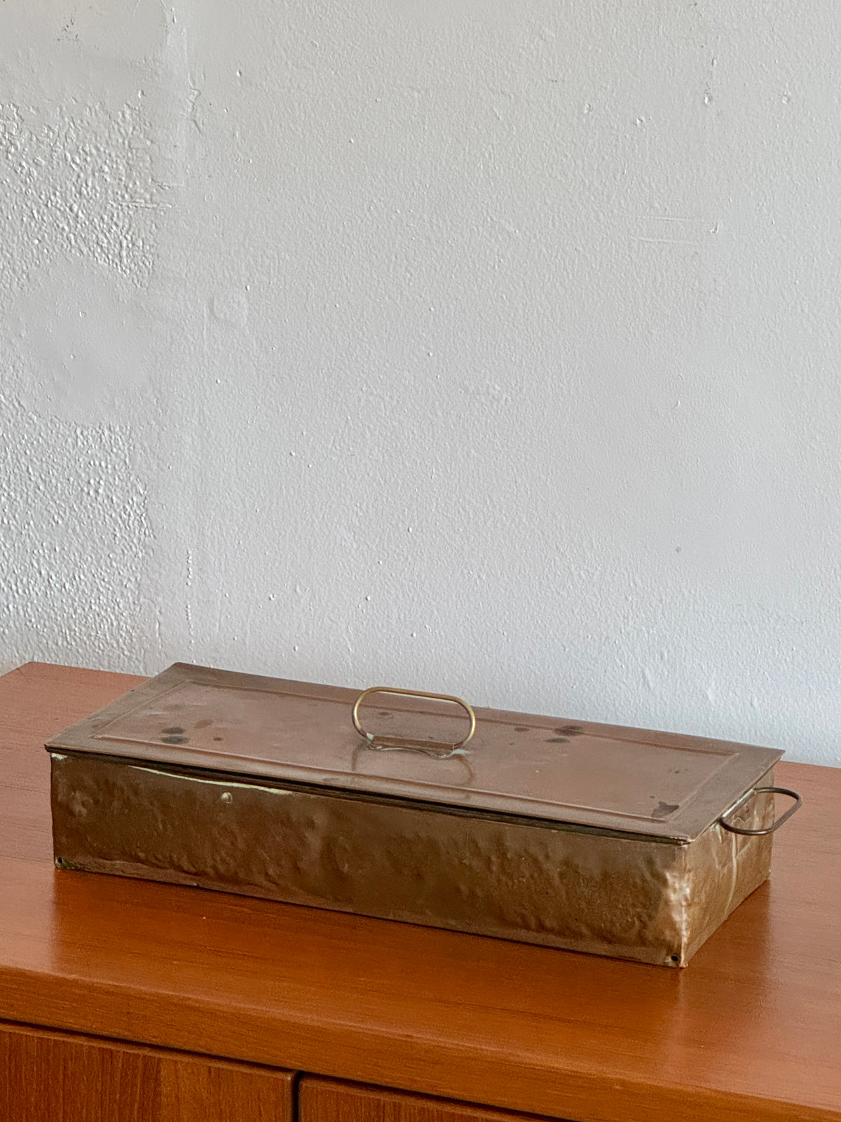 Copper Box With Lid And Handles– elementi