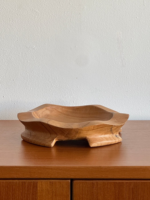 Carved Wood Bowl
