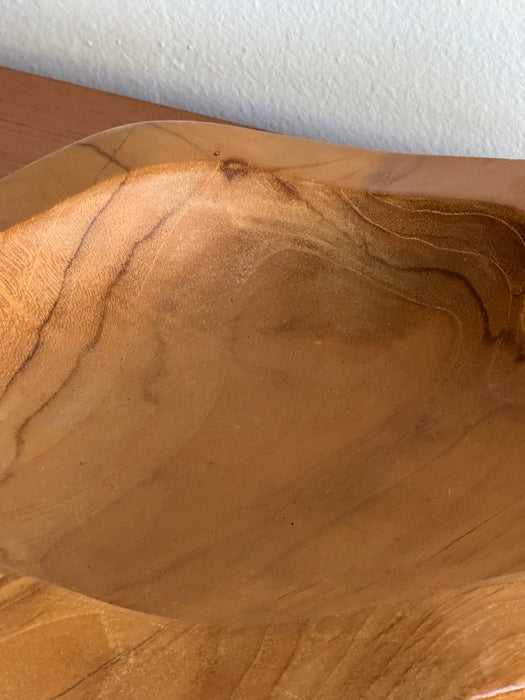Carved Wood Bowl