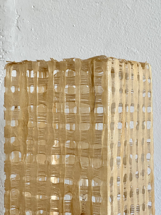 Plinth Table Lamp - Perforated Cream Diffuser