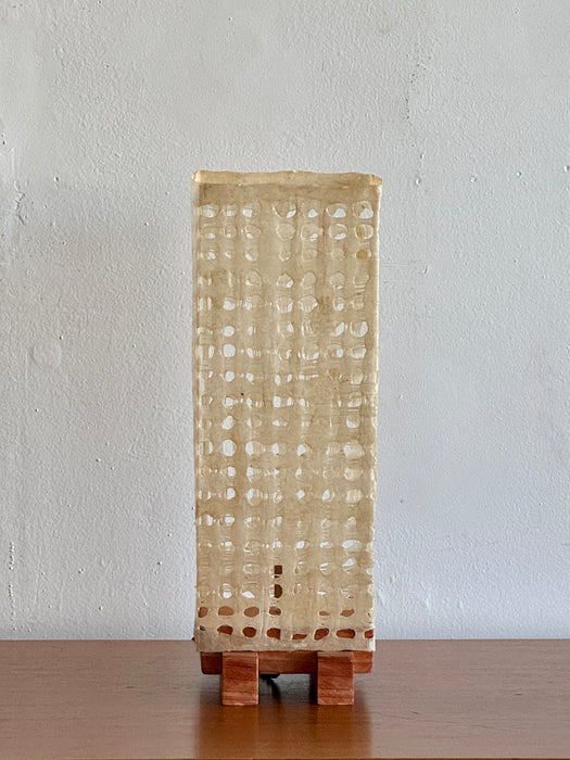 Plinth Table Lamp - Tall Cream