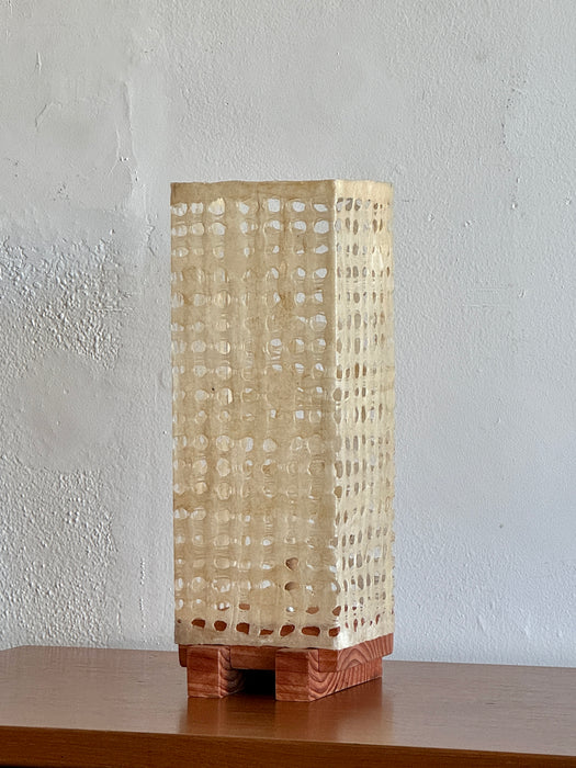 Plinth Table Lamp - Tall Cream