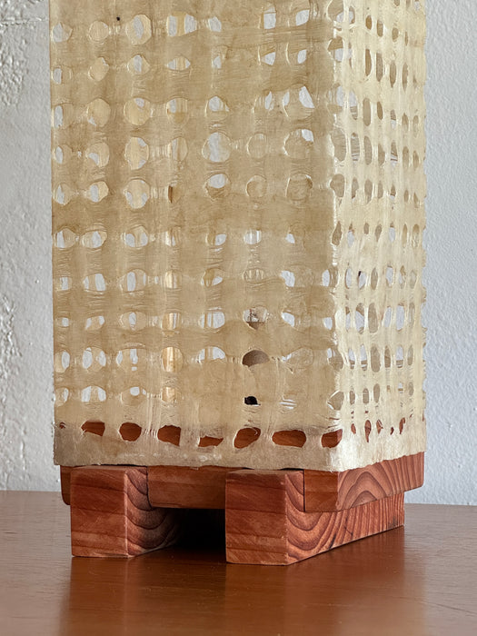 Plinth Table Lamp - Tall Cream