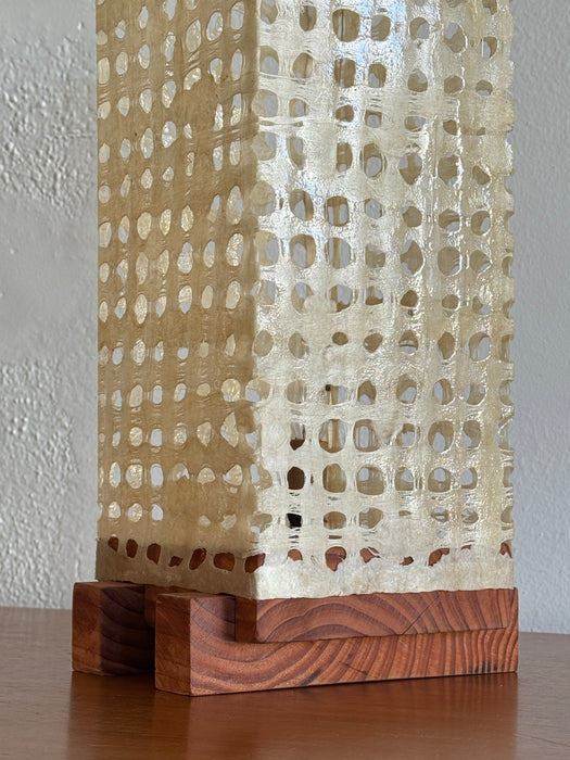 Plinth Table Lamp - Tall Cream