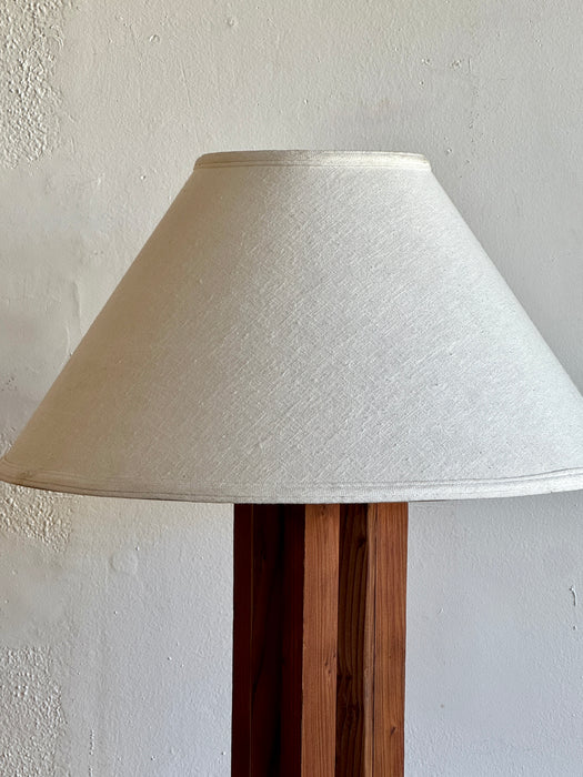 Vintage Redwood Table Lamp