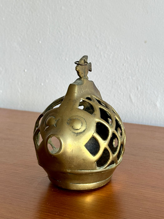 Brass Fish Candle Holder