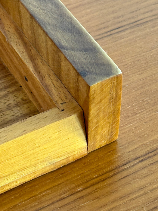 Wood Box With Hinged Lid