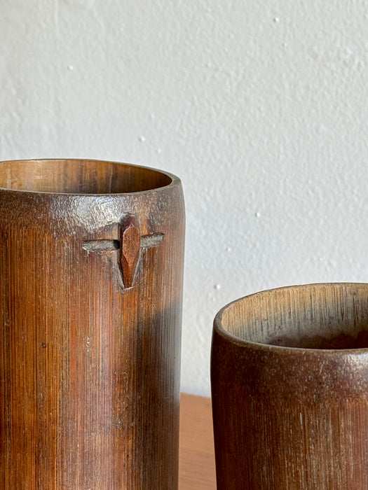 Bamboo 2 Tier Canister