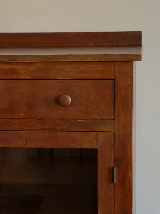 Cherrywood Storage Cabinet With Drawer