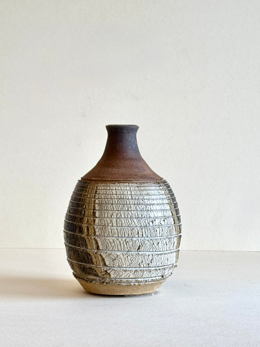 J.S Stoneware Vase