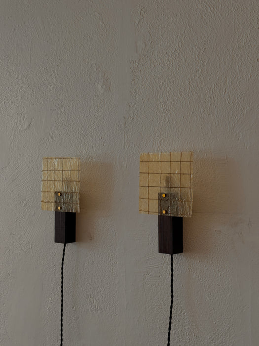 Griglia Sconce - Pair - Rosewood