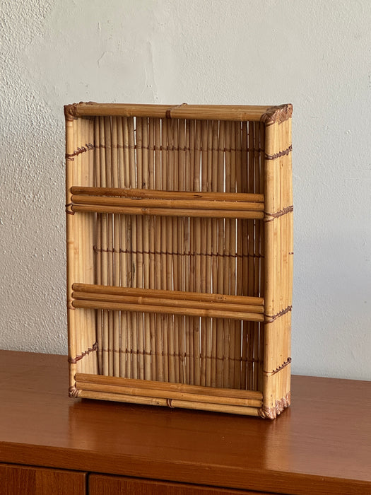 Small Wood Dowel Shelving Unit