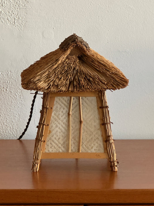 Thatched Roof Lamp