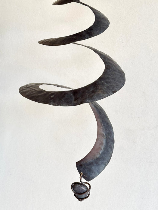 Metal Ribbon Sculpture