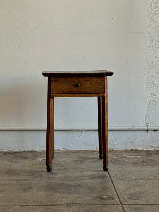 Side Table With Carvings