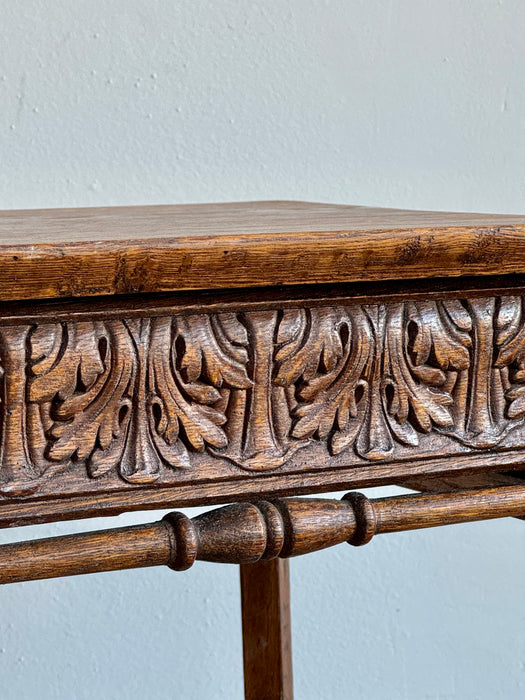 Side Table With Carvings