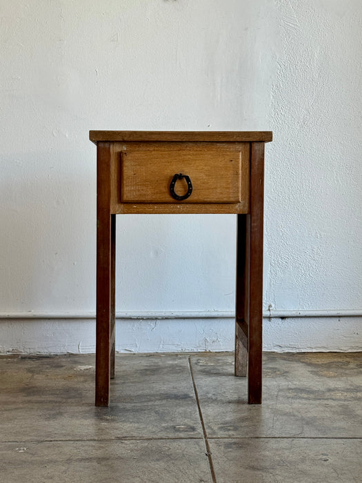 Western Side Table With Original Hardware