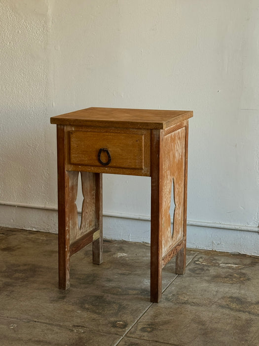 Western Side Table With Original Hardware