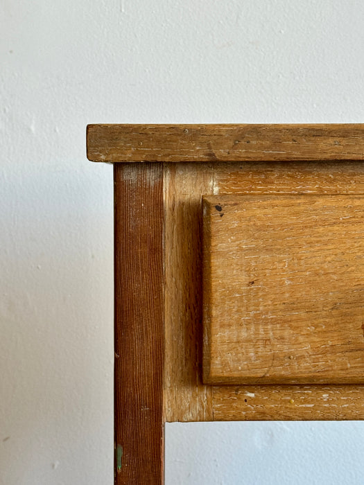 Western Side Table With Original Hardware
