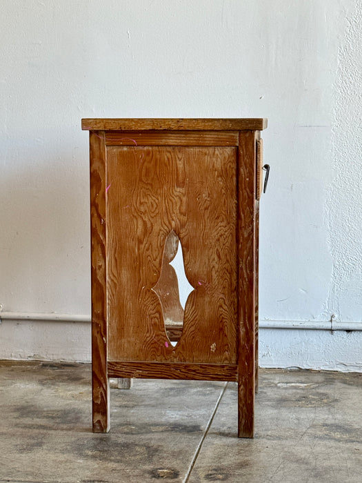 Western Side Table With Original Hardware