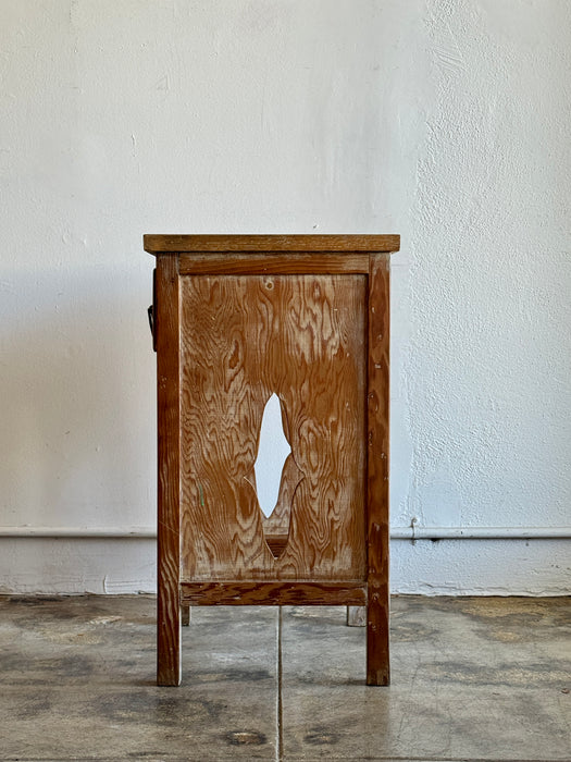 Western Side Table With Original Hardware