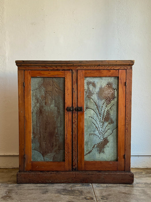Cabinet With Decorative Metalwork
