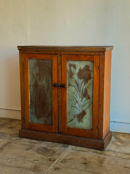 Cabinet With Decorative Metalwork