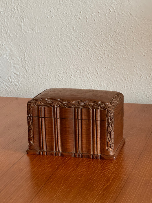 Hand Tooled Box With Lid
